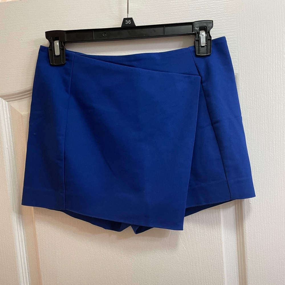 Express Royal Blue Mini Skort - Size 0
